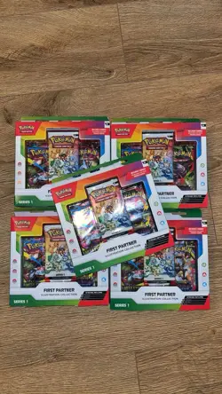 Pokemon TCG First Partner Illustration Collection Series 1 x5 Boxes Sealed ✅ - Image 3