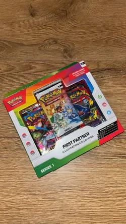 Pokemon TCG First Partner Illustration Collection Series 1 Promo Box English✅ - Image 1