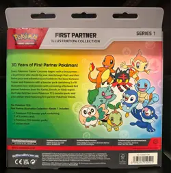 Pokemon TCG First Partner Illustration Collection Series 1 Box FACTORY SEALED - Image 2
