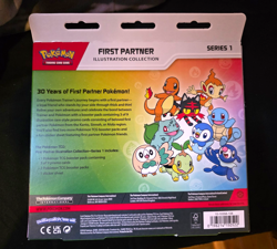 Pokemon TCG First Partner Illustration Collection Series 1 Sealed Box X3 - Image 1