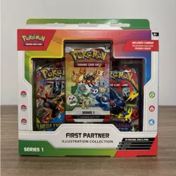 Pokemon TCG First Partner Illustration Collection Series 1 : 3-Packs Sealed - Image 2