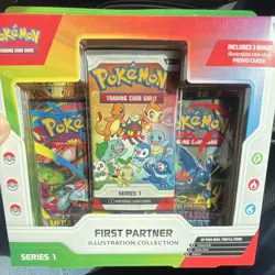 Pokemon TCG First Partner Illustration Collection Series 1 Box Promo - Image 1