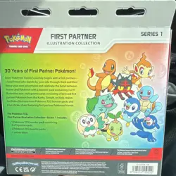 Pokemon TCG First Partner Illustration Collection Series 1 Box Promo - Image 2