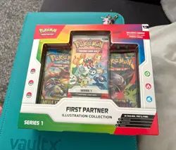 Pokemon TCG First Partner Illustration Collection Series 1 Promo Box English - Image 1
