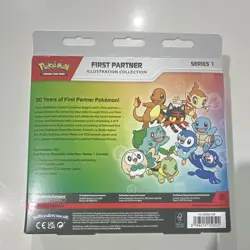 Pokemon TCG First Partner Illustration Collection Series 1 Promo Box 3 Cards - Image 2