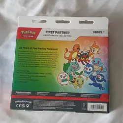 Pokemon TCG First Partner Illustration Collection Series 1 - 3 Booster Packs - Image 2