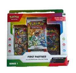 Pokemon TCG First Partner Illustration Collection Series 1 Box Promo 2021 - Image 1