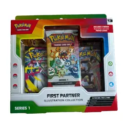 Pokemon TCG First Partner Illustration Collection Series 1 Box Promo 2021 - Image 1
