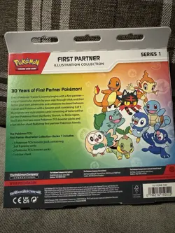 Pokemon TCG First Partner Illustration Collection Series 1 Box 33 Cards Promo - Image 2