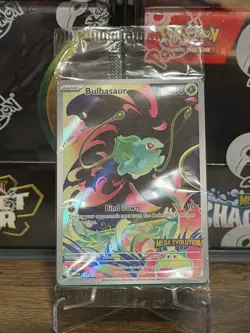 Pokemon Bulbasaur 133/132 Mega Evolution Illustration Rare / Stamped Holo M/NM - Image 2