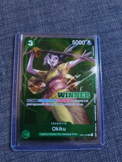 Okiku (Winner Pack Vol. 4) OP01-035 One Piece Promotion Card Foil - Image 1