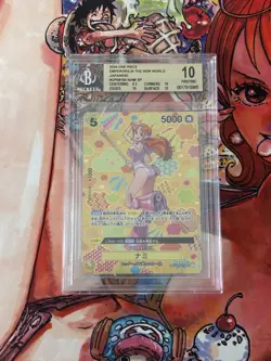 One Piece OP09 Emperors in the New World Japanese Nami SP BGS Pristine 10 - Image 1