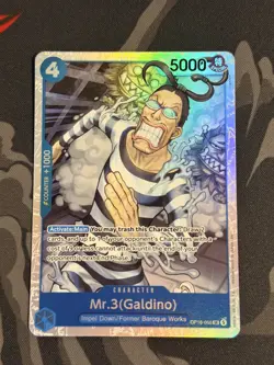 Mr.3 (Galdino) OP16-056 The Time of Battle SR Foil English NM | One Piece TCG - Image 1