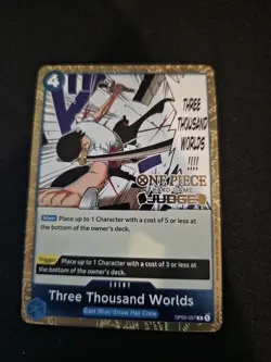 Three Thousand Worlds OP03-057 - One Piece Card Game - Promo - Judge Pack NM - Image 1