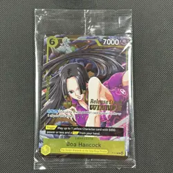 Boa Hancock (Release Event Winner) P-115 FOIL OP15 One Piece Promo Card Crease - Image 1