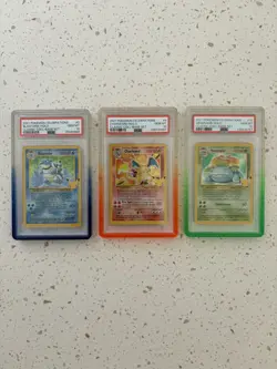 2021 Pokemon Celebrations PSA 10 Trio Charizard Blastoise Venusaur Set 25th Holo - Image 1