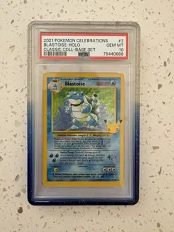 2021 Pokemon Celebrations PSA 10 Trio Charizard Blastoise Venusaur Set 25th Holo - Image 4