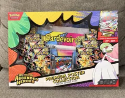 Pokemon TCG Mega Gardevoir Premium Poster Collection Ascended Heroes Sealed NEW - Image 1