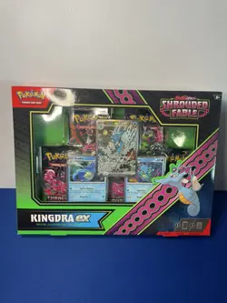 Pokemon Scarlet & Violet Shrouded Fable: Kingdra EX Special Collection Box NEW - Image 3