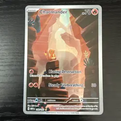Pokemon TCG SV: 151 Charmander IR 168/165 NM Condition - Image 2