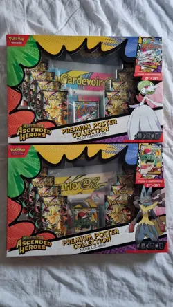 Pokemon TCG Ascended Heroes Premium Poster Collection Mega Lucario/Gardevoir ex - Image 2