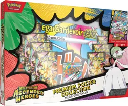 Pokemon TCG: Ascended Heroes Premium Poster Collection Mega Gardevoir New/Sealed - Image 1