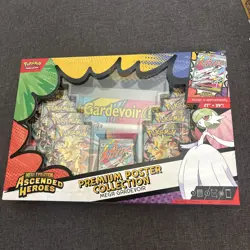 Pokemon TCG: Ascended Heroes Premium Poster Collection Mega Gardevoir New/Sealed - Image 1