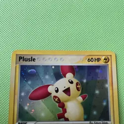 Pokemon TCG Plusle 6/12 & Minun 6/12 EX Trainer Kit Holo LP/MP SWIRLS on both! - Image 4