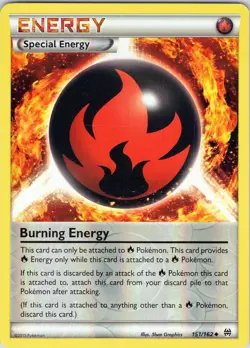 Burning Energy 151/162 Uncommon - Pokemon XY: BREAKthrough - Reverse Holo (NM) - Image 1