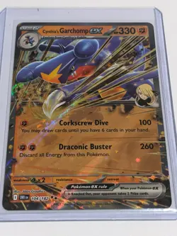 Pokemon TCG: Destined Rivals: 104/182: Cynthia's Garchomp EX Double Rare (NM) - Image 1