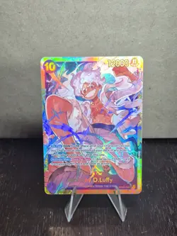 One Piece TCG Monkey D Luffy OP05-119 SEC Secret Rare Gear 5 English Lp - Image 1