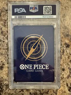 OP01-024 Monkey D. Luffy SR Romance Dawn One Piece Card Game English PSA 9 - Image 2