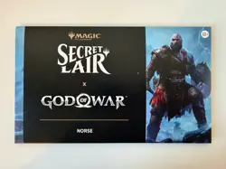 Magic: The Gathering Secret Lair x God of War: Norse NON-FOIL - SEALED | MTG - Image 1