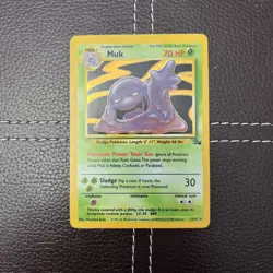 Pokemon TCG - Muk - 13/62 - Fossil - MP Unlimited Holo Rare (1999) - Image 1