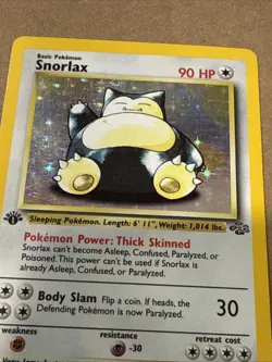 Snorlax 11/64 1st Edition Holo Rare - Pokemon Jungle - Image 3