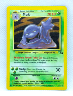 MUK 13/62 Holo Rare Fossil Set Unlimited 1999 - Pokemon Card WOTC - Image 1