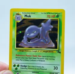 MUK 13/62 Holo Rare Fossil Set Unlimited 1999 - Pokemon Card WOTC - Image 3