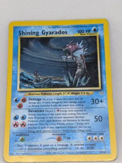 Shining Gyarados 65/64 Neo Revelation Holo Secret Rare Pokemon TCG Nintendo WOTC - Image 3