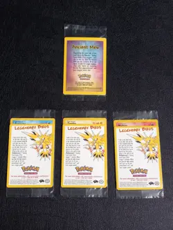 POKEMON SEALED ANCIENT MEW & 3 Movie Legendary Birds Moltres Articuno Zapdos - Image 1