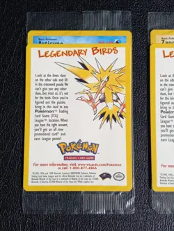 POKEMON SEALED ANCIENT MEW & 3 Movie Legendary Birds Moltres Articuno Zapdos - Image 4
