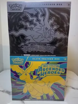 Pokemon TCG Mega Evolution Elite Trainer Boxes Pitch Black & Ascended Heroes (2) - Image 1