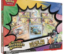 Pokemon Tcg Mega Evolution Ascended Heroes Deluxe Pin Collection In Hand Free🚚✅ - Image 1