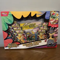 Pokemon TCG Mega Lucario ex Premium Poster Collection Ascended Heroes Box - Image 1