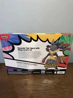 Pokemon TCG Mega Lucario ex Premium Poster Collection Ascended Heroes Box - Image 4