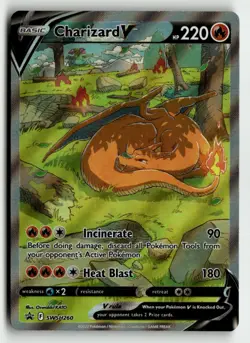 Charizard V - SWSH260 - SWSH: Sword & Shield Promo Cards (SWSD) Pokemon - Image 1