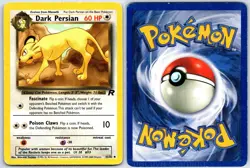 Dark Persian 42/82 Uncommon Team Rocket Pokemon Unlimited MP Yoshida - Image 3