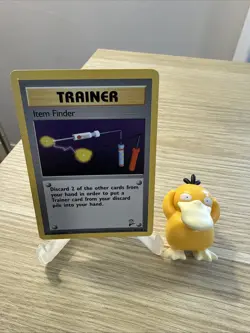 Pokemon Card - Item Finder Base Set 2 103/130 Rare - Image 1