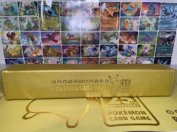 25th Anniversary Golden Pikachu Playmat&Case Pokemon Official Japanese US Seller - Image 5