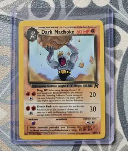 DARK MACHOKE 40/82 UNCOMMON TEAM ROCKET POKEMON NEAR MINT - Image 1