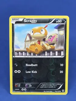 Scraggy Reverse Holo 85/135 Plasma Storm Card Pokemon 2012 Black & White - Image 1